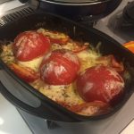 トマトとチーズのダッチオーブン