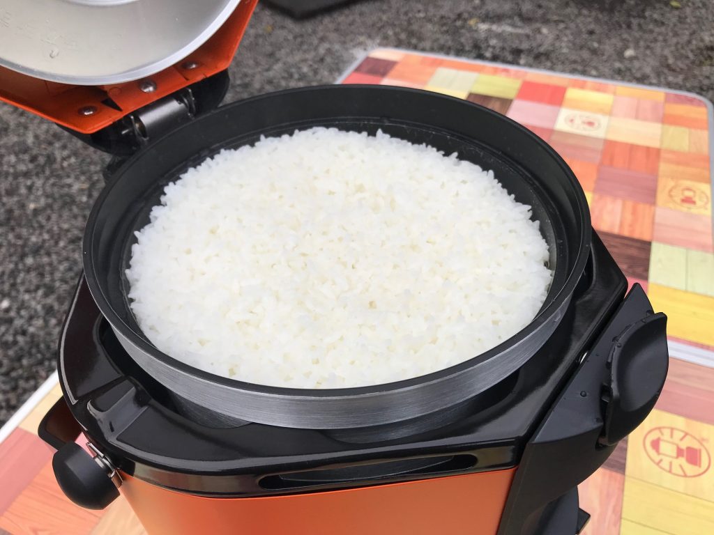 商品レポートブログ 岩谷産業のカセットガス炊飯器 『HAN-go』でご飯を炊きました